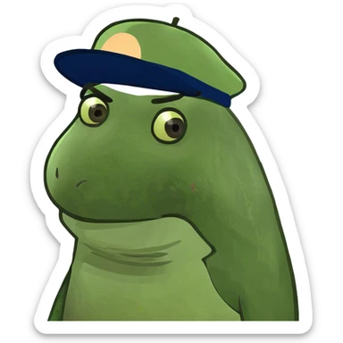 aguacate con labio sticker