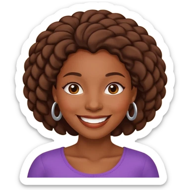 persona afroamericana casada  sticker