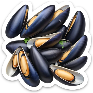 mussels sticker