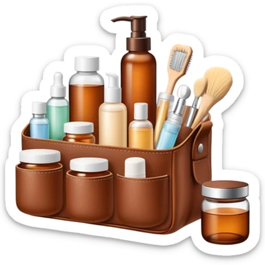 skin care Kit brown sticker