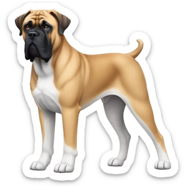 Bullmastiff Dog Breed Full Body sticker