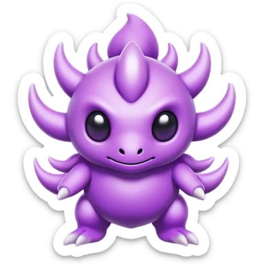 Misdreavus-Fakémon-hybrid-creature (full body)  sticker