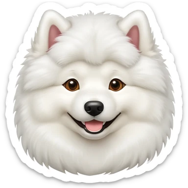 Make a "samoyed hi" emote for twitch sticker