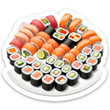 sushi rolls sticker