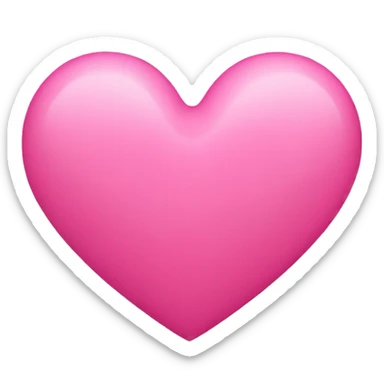 pink heart sticker