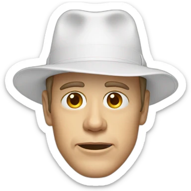 steve buscemi hat sticker