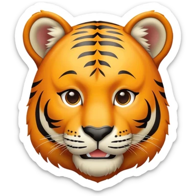 Tiger king of Cozumel sticker