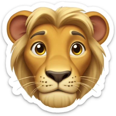 Simba from the lion king  sticker