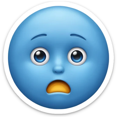🔵+😱 sticker