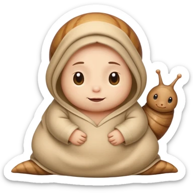 super cute adorable snail sleeping sleep gowns sticker