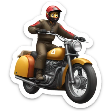 Sidecar motorcross sticker