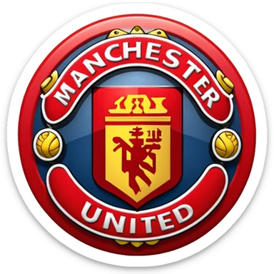 Manchester United logo as emoji sticker