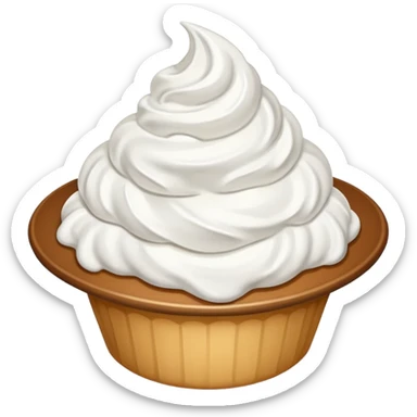 whipped cream dollip sticker