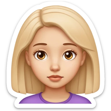 wondering girl sticker