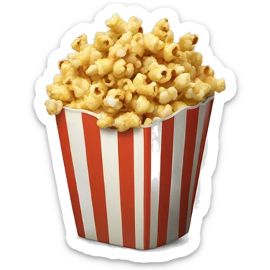 pop corn sticker