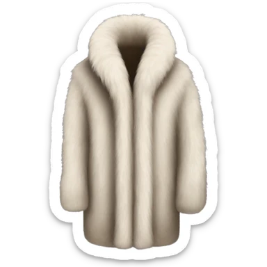 fur coat sticker