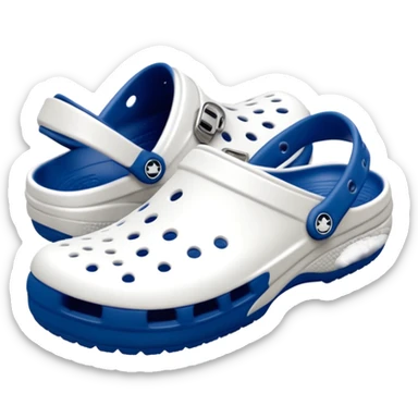 Pure white Crocs clogs, all-white straps and sole, no blue or other colors, matte white material, ventilation holes, dark background, realistic product photo, monochrome white only, no logos. bottom white sticker