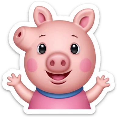 свинка пепа sticker