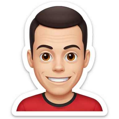 Steve-O with red shirt sticker