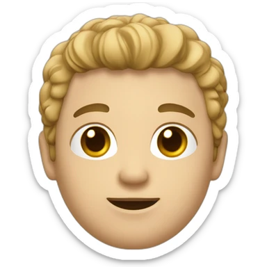 marseillais blanc brun sticker