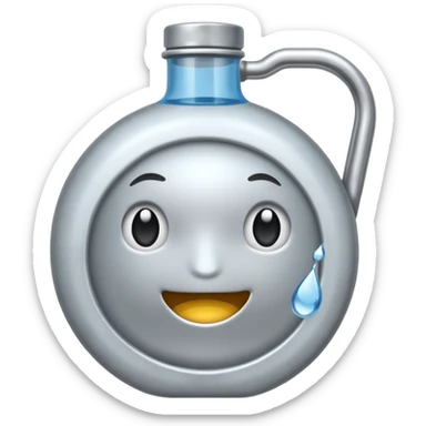 Camp Essentials, canteen,negative:character. sticker