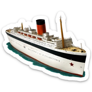 HMHS Britannic Hospital Ship White Star Line sticker