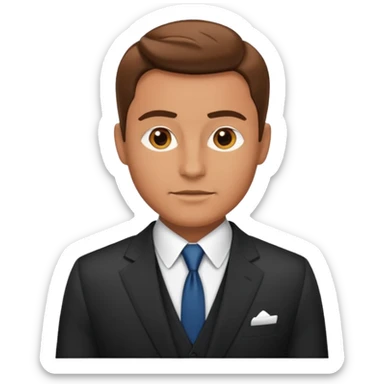 gentlemen vibe suit sticker