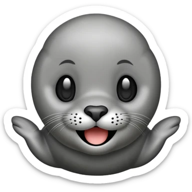 emoji de foca sticker