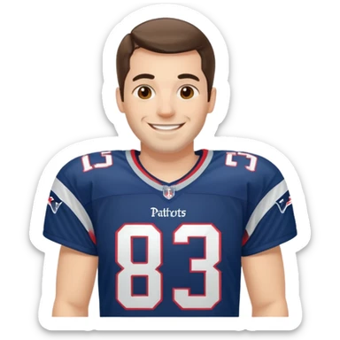 Patriots man emoji sticker