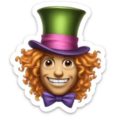 Mad Hatter sticker