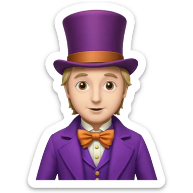 willy wonka sticker