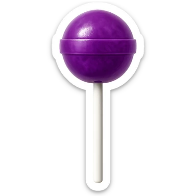 purple lollipop sticker