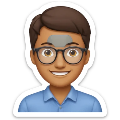 замени рот этого эмодзи🤓 на рот этого 😊 sticker