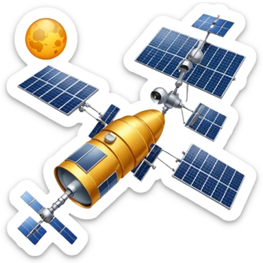 Space satalites sticker