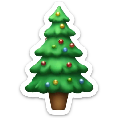 Christmas tree  sticker