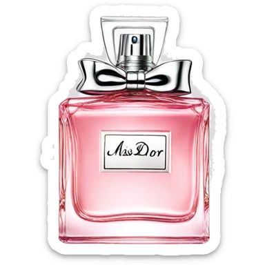 miss dior perfume  sticker