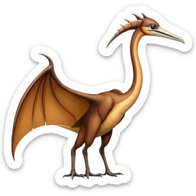 Make a quetzalcoatlus accurate  sticker