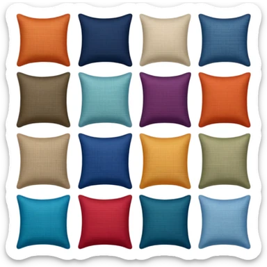 several textile samples  sticker