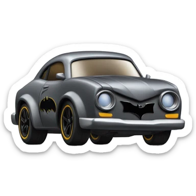 Hot wheels Batman animated series car sticker