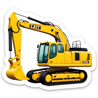 Excavator - Caterpillar 330 (Model Year: 2022) (Iconic colour: Yellow) sticker