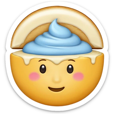 Palo color crema sticker