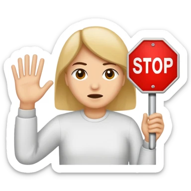 kırmızı zeminli beyaz renkle stop yazılı levha sticker