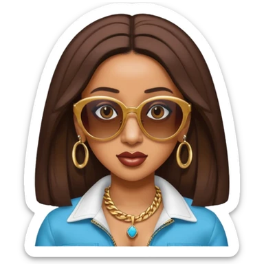 Cardi B with sun glasses


 sticker