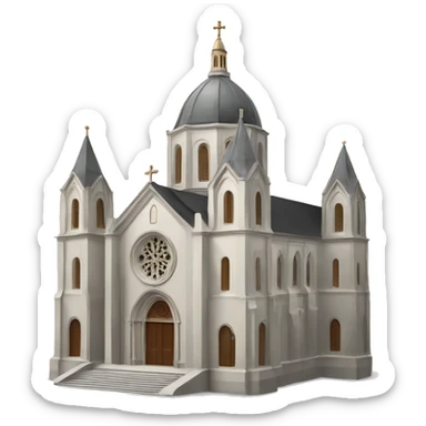 Catholic cathedral sticker
