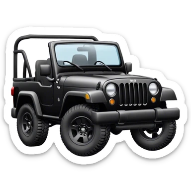 Black Jeep sticker