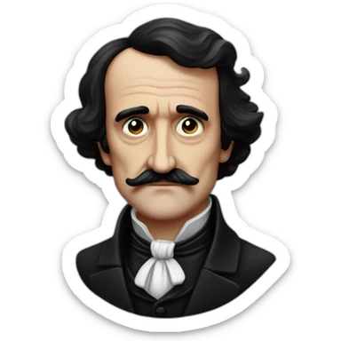 Edgar Allan Poe sticker