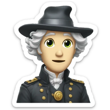 ein geist der eine feder hat# sticker