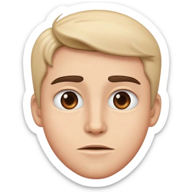 Impressed emoji sticker