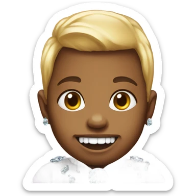 Da baby with diamond teeth sticker