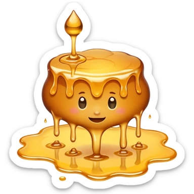 honey mukbang sticker